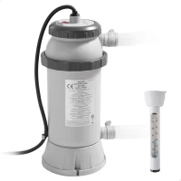 Calentador Eléctrico INTEX para Piscinas Hasta 457 Cm, 18,5x58,5x44 Cm, Gris(m-1)