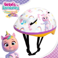 Casco Infantil Bebés Llorones con Funda 3D Unicornio Dreamy, 20x26x13 Cm, Rosa(m-5)
