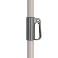 Sombrilla de Jardín Antiviento Hexagonal Inclinable UV50, 230 Cm, Marfil(m-5)