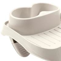 Soporte Bebidas para Spa Intex Desmontable 2 Portavasos, 26x22x18 Cm, Crema(m-6)