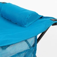 Cama Camping Plegable Aktive con Cojín Acolchado 178x65x36 Cm, Azul Marino(m-3)