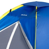 Tienda de Campaña para 2 Personas Impermeable, 200x120x100 Cm, Azul(m-6)