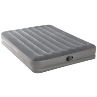 Colchón Hinchable Doble Dura-Beam® Prestige Mid-Rise con Bomba USB Incorporada, 152x203x30 Cm, Gris(m-1)