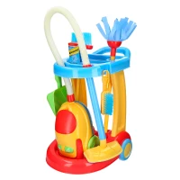 Carrito de Limpieza con Aspirador Eléctrico, 38x14,5x52,5 Cm, Multicolor(m-1)