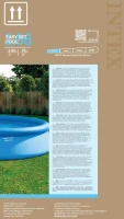 Piscina Hinchable INTEX Easy Set, 366x366x76 Cm, Azul(m-11)