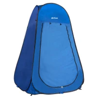 Tienda Cambiador Pop-Up Sin Suelo, Poliéster 170T UV50, 120x120x190 Cm, Azul(m-7)