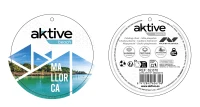 Silla de Playa Plegable Asiento Bajo Ligera, 55x6x60 Cm, Azul a Rayas(m-8)