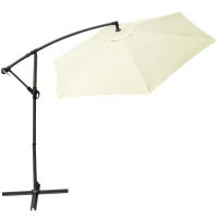 Parasol Excéntrico Banana Aktive Hexagonal, 300x245 Cm, Crema(m-1)