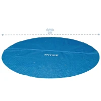 Cobertor Solar INTEX para Piscina Easy Set y Metal Frame, 290 Cm, Azul(m-4)