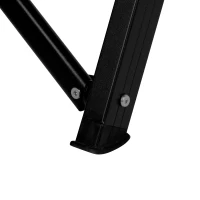 Silla Plegable Camping Acolchada Reclinable, 28,5x18x93 Cm, Negro(m-5)