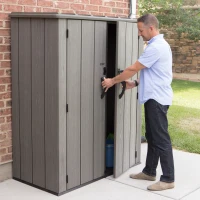 Armario Exterior Ultrarresistente Lifetime, 143x74x174 Cm, Marrón(m-5)