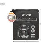 Funda para Barbacoa Impermeable de Poliéster 210D, Ø69,5x67 Cm, Negro(m-7)