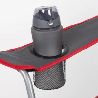 Silla Baja Plegable de Camping Poliéster 600D y Estructura de Acero, 15x15x70 Cm, Gris(m-3)