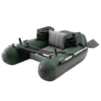 Pato Hinchable de Pesca Big Catch Pro Superresistente, 165x119x38 Cm, Verde(m-1)