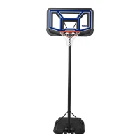 Canasta de Baloncesto Portátil Ultrarresistente Regulable 230-305 Cm, 112x5x76 Cm, Negro(m-1)