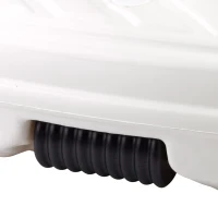 Base para Sombrilla Cuadrada con Rosca Ajustable para Mástil 33-48 Mm, 56x56x40 Cm, Blanco(m-3)