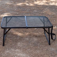 Mesa Plegable Aktive Ultraligera Antivuelco Maletín, 40x3,5x30 Cm, Negra(m-7)