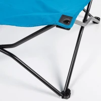 Cama Camping Plegable Aktive con Cojín Acolchado 178x65x36 Cm, Azul Marino(m-5)