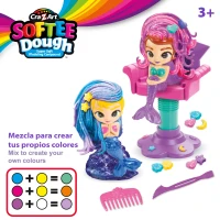 Set de Plastilina Brillante para Sirenitas, 30x7x25,5 Cm, Multicolor(m-5)