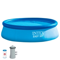 Piscina Hinchable Easy Set con Depuradora 2.006 L/h 366x76 Cm, Azul