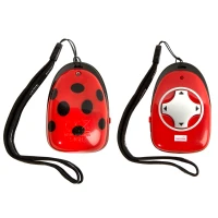 Maleta Trolley Infantil Teledirigida 31x25x42 Cm, Rojo con Lunares Negros(m-5)