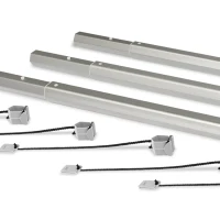 Enrollador de Cobertor Solar Intex, Aluminio Ajustable, 127,5x21x26 Cm, Azul(m-7)