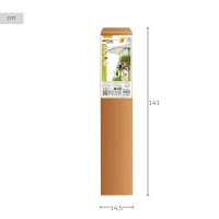 Parasol Hexagonal Mástil Aluminio Ø38 Mm, 270 Cm, Crema(m-7)