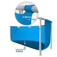 Piscina Desmontable Estructura Metálica Small Frame, 300x200x75 Cm, Azul(m-6)