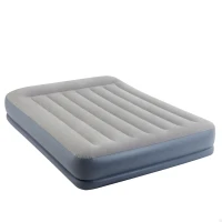 Colchón Hinchable Intex Pillow Rest Mid-Rise Fiber-Tech, 152x203x30 Cm, Gris(m-1)