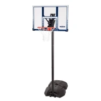 Canasta de Baloncesto Portátil Ultrarresistente Regulable, 244-305 Cm, Azul y Blanco(m-2)