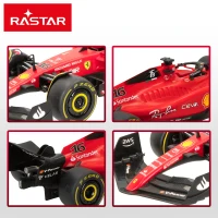 Coche Teledirigido Ferrari F1-75 Escala 1:12 con Licencia Oficial, 53x22,5x17 Cm, Rojo(m-5)