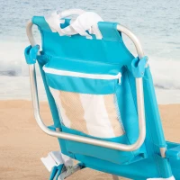 Silla Playa Baja Plegable Multiposición Aktive, 49x58x80 Cm, Azul(m-6)