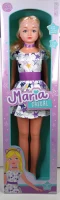 Muñeca Grande Articulada María con Vestido, 32x17x109,5 Cm, Rubia(m-8)