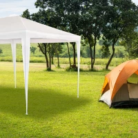 Cenador Desmontable Extragrande, 600x300x255 Cm, Blanco(m-6)