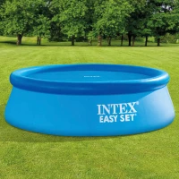 Cobertor Solar Intex Compatible con Piscinas Easy Set/Metal Frame, Ø290 Cm, Azul(m-2)