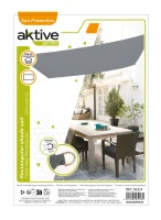Toldo Vela Rectangular de Poliéster 160 G/m², 200x300x0 Cm, Gris Antracita(m-5)