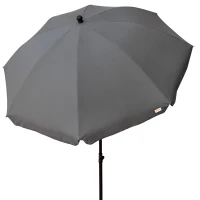 Sombrilla de Jardín Aktive Garden Protección UV30, 240x240x230 Cm, Gris(m-1)
