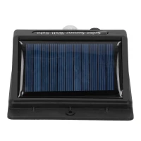 Aplique Solar LED Aktive 20 LED con Sensor de Movimiento, 13x6x20 Cm, Negro(m-6)