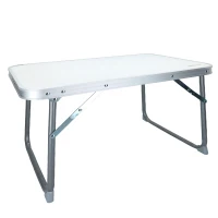 Mesa Plegable Baja Aktive Camping, 60x40x40 Cm, Blanco(m-3)