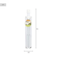 Pie de Sombrilla 4 Patas Regulable 25-32 Mm, 67x67x60 Cm, Blanco(m-5)