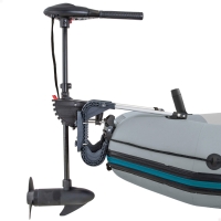Motor Fueraborda Eléctrico INTEX 12 V 420 W, 8 Marchas, 46,5x23,5x120,5 Cm, Negro