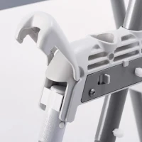 Escalera Piscina INTEX de Seguridad con Peldaños Extraíbles Antideslizantes, 91-107 Cm, Blanco(m-4)