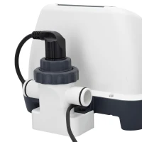 Clorador Salino 4 G/h para Piscinas de Hasta 17.000 L, 33x25,5x27,5 Cm, Blanco(m-7)