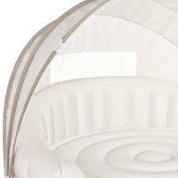 Isla Hinchable Intex con Toldo Desmontable, 199x150 Cm, Crema y Blanca(m-5)