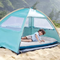 Colchoneta Hinchable Individual INTEX Camping Mats, 67x184x17 Cm, Gris y Azul(m-3)
