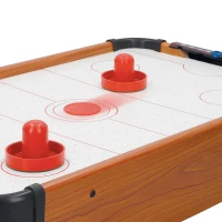 Mesa de Hockey Aire Sobremesa de Madera Sostenible, 56x31x10 Cm, Marrón(m-5)