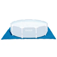 Tapiz Suelo Piscina INTEX Protector Reforzado 472x472x0 Cm, Azul(m-1)