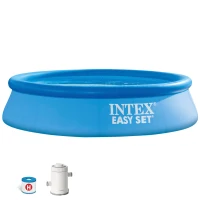 Piscina Hinchable Easy Set con Depuradora 1.250 L/h, 244x61x46 Cm, Azul(m-1)