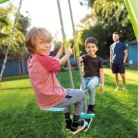 Columpio Infantil INTEX con Balancín Biplaza y Trapecio, 467x254x211 Cm, Multicolor(m-5)