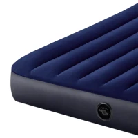 Colchón Hinchable Dura-Beam Standard Classic Downy, 152x203x25 Cm, Azul(m-6)